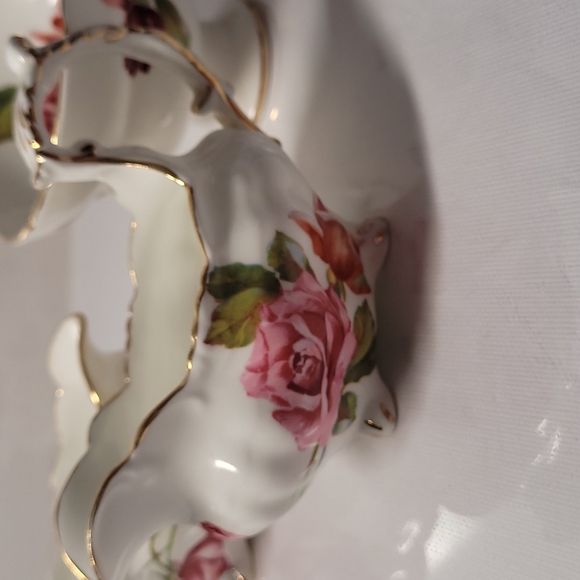 Vintage Hammersley footed teacup and sugar and creamer - Picture 4 of 8